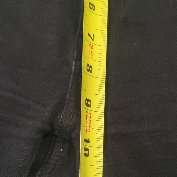 Hudson Jeans Women's Black Straight Jeans Sz 6 - Picture 5 of 11